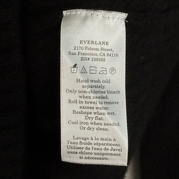 Everlane Womens Black Cashmere Sweater, XS - Picture 7 of 8